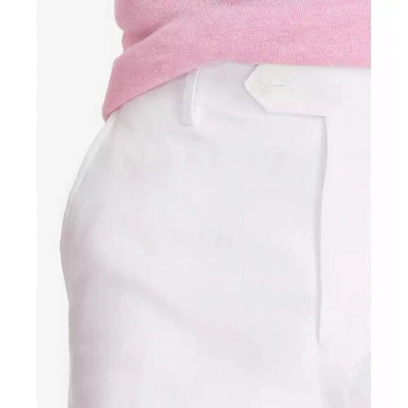 Tommy Hilfiger Mens Modern Fit Flat Front Pure Linen Pant White Size 34 X 29 NWT - Picture 6 of 9